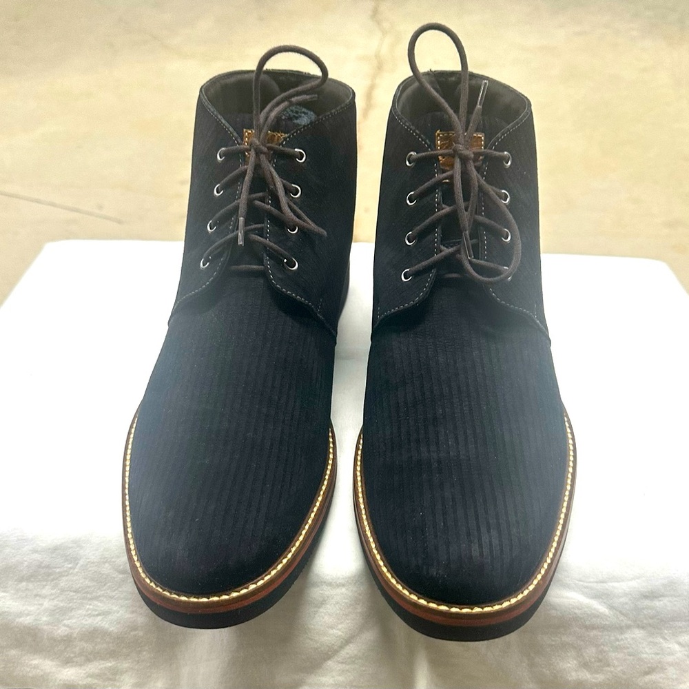 Martin Dingman Midnight Blue Chukka Boots